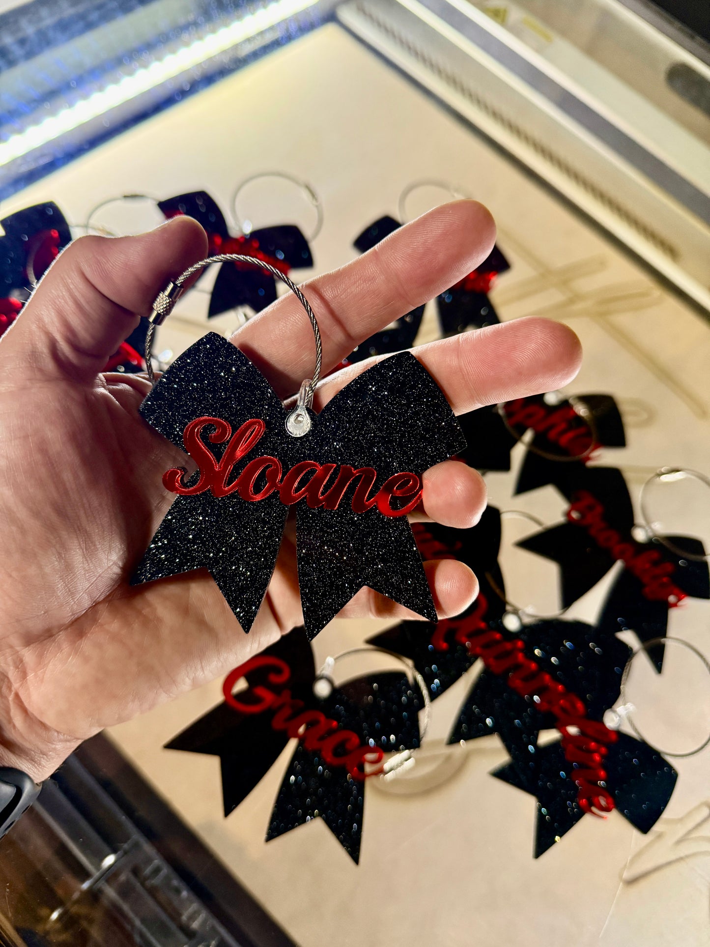 Bow Acrylic Tags