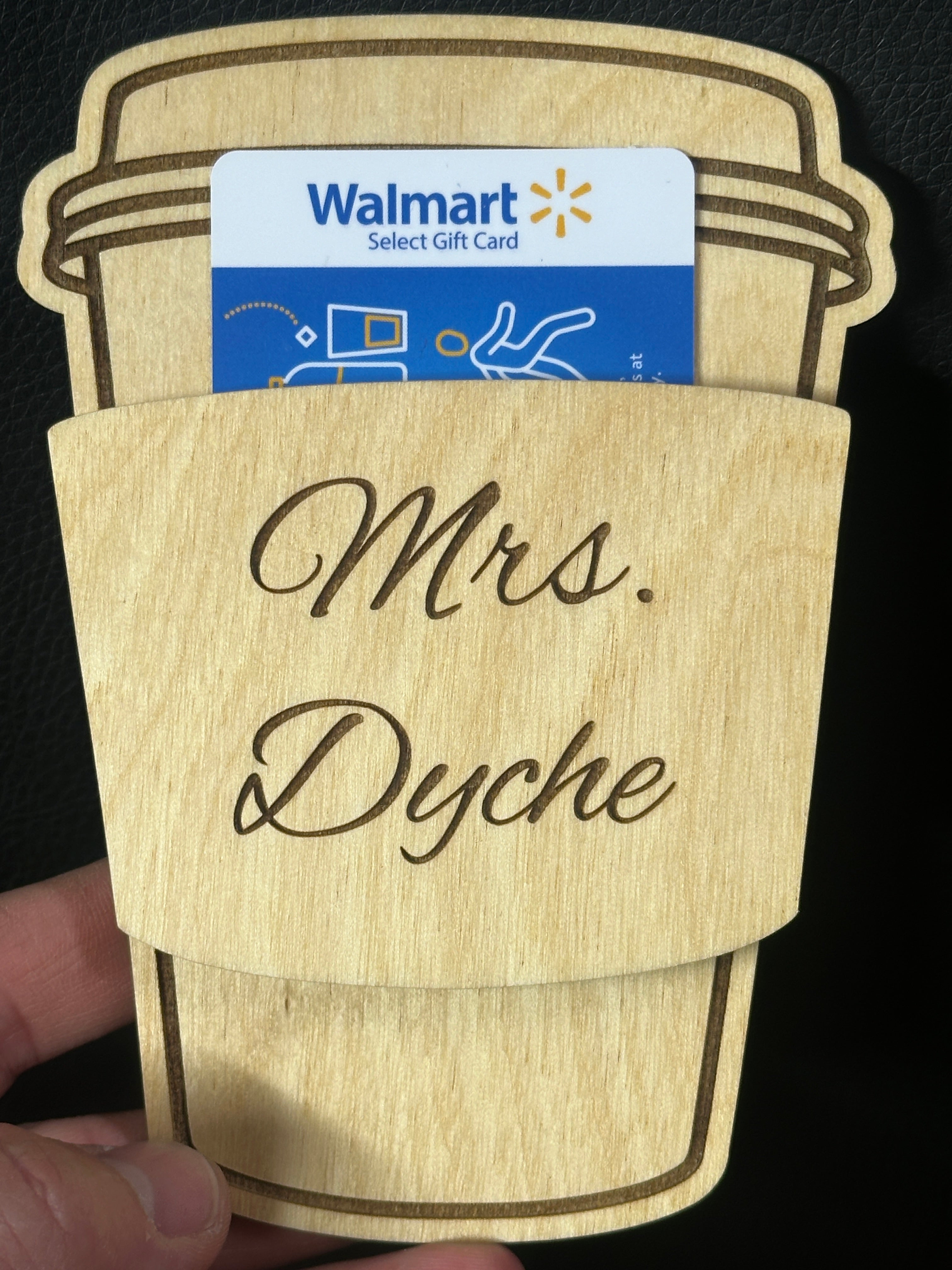 gift card sleeves walmart Gift Card Holder – Timmys Engravings
