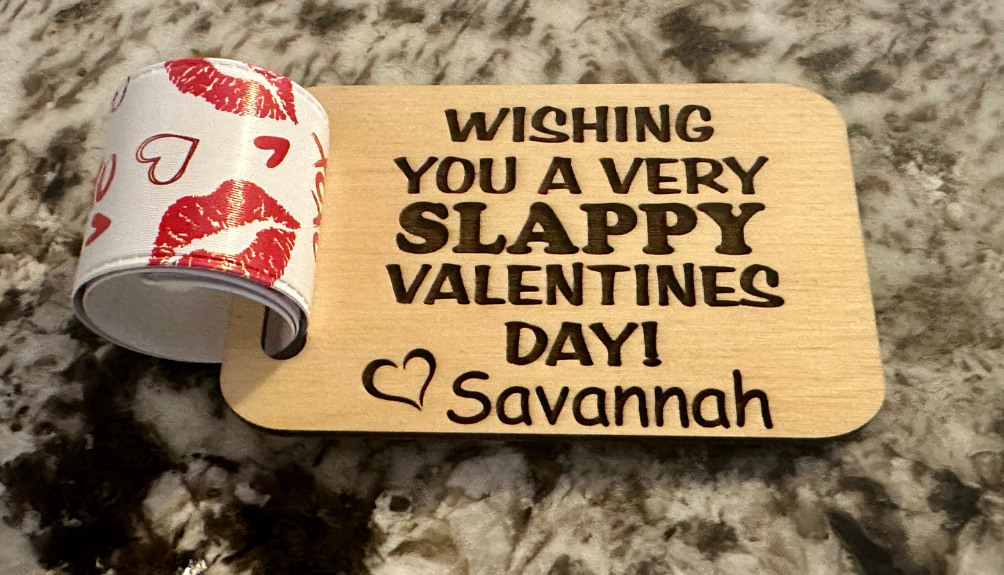 Valentine Slap Bracelet