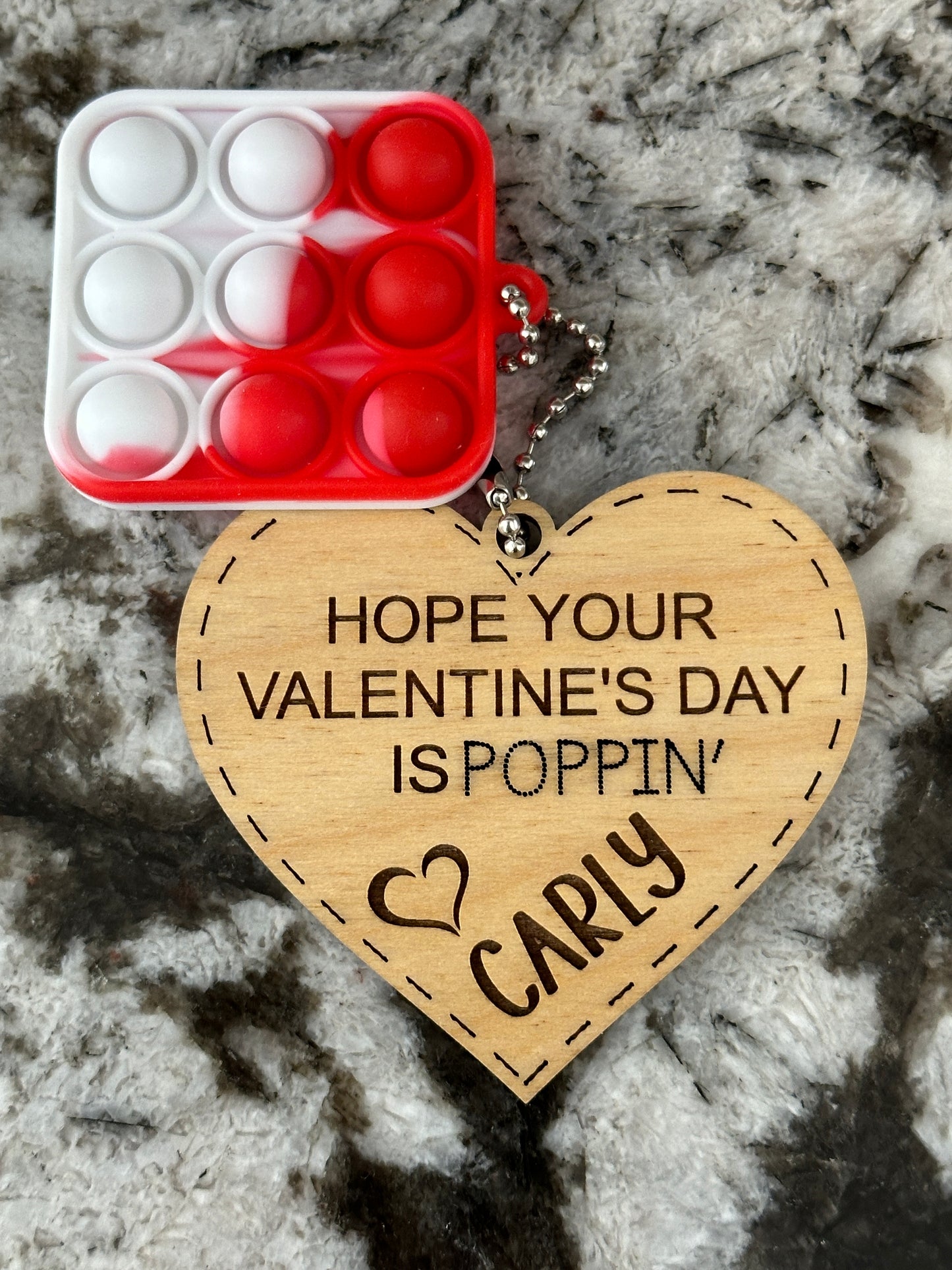 Valentine Pop It Square
