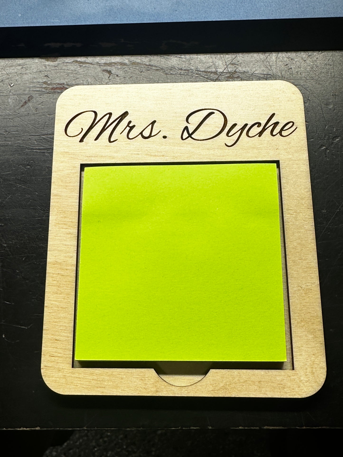 Post It note holders Personalized