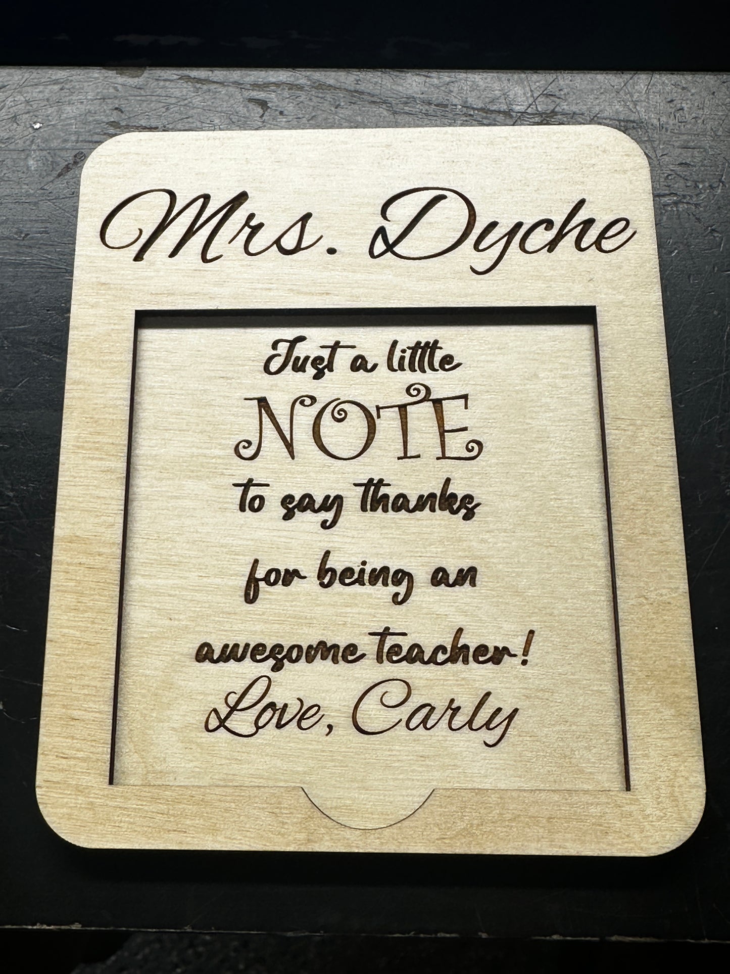 Post It note holders Personalized